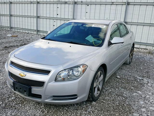 1G1ZC5E1XBF302336 - 2011 CHEVROLET MALIBU 1LT 银色 照片 2