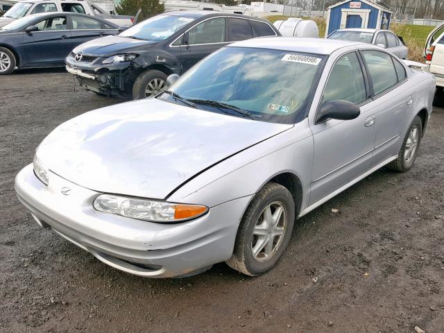 1G3NL52E64C208133 - 2004 OLDSMOBILE ALERO GL SILVER photo 2