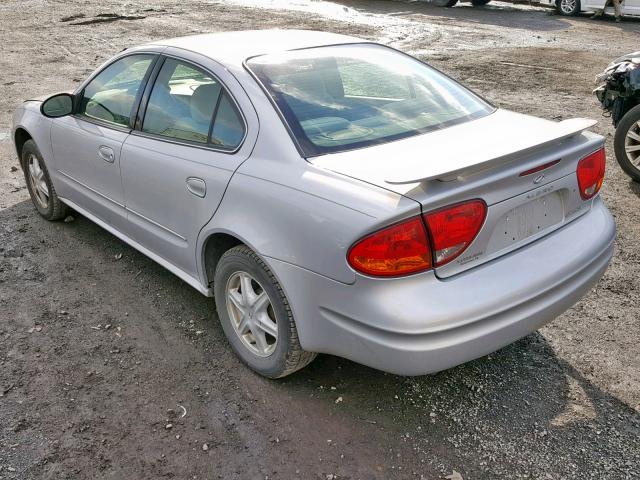 1G3NL52E64C208133 - 2004 OLDSMOBILE ALERO GL SILVER photo 3