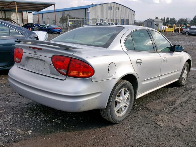 1G3NL52E64C208133 - 2004 OLDSMOBILE ALERO GL SILVER photo 4