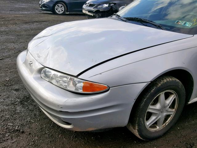 1G3NL52E64C208133 - 2004 OLDSMOBILE ALERO GL SILVER photo 9