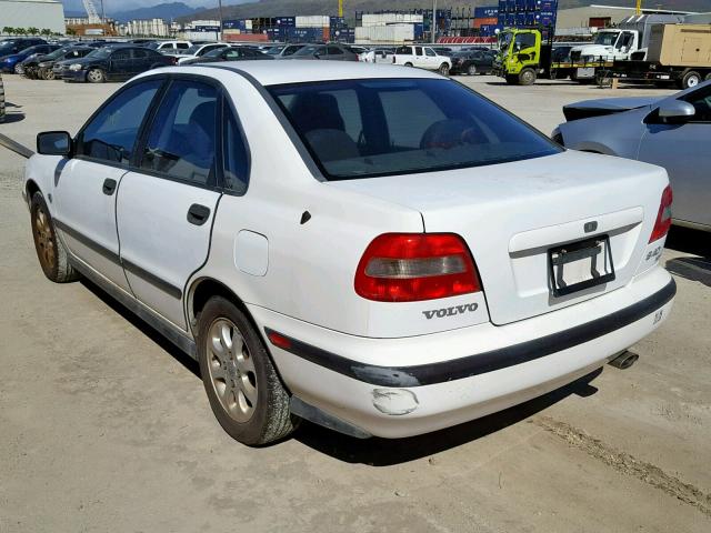 YV1VS2552YF494736 - 2000 VOLVO S40 WHITE photo 3