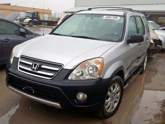 JHLRD78506C811862 - 2006 HONDA CR-V LX SILVER photo 2