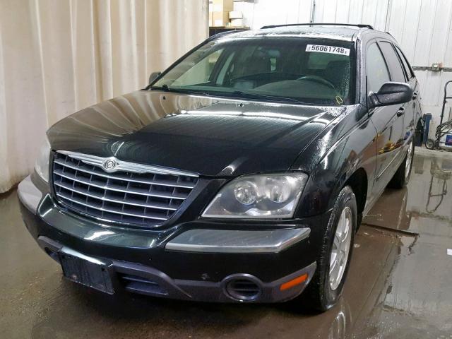 2C8GF68415R450551 - 2005 CHRYSLER PACIFICA T BLACK photo 2