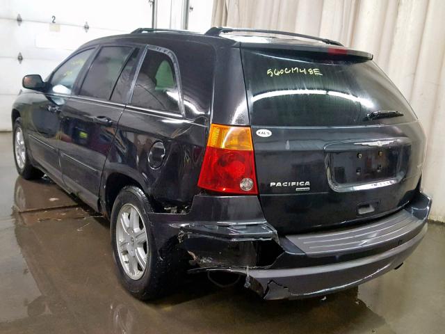 2C8GF68415R450551 - 2005 CHRYSLER PACIFICA T BLACK photo 3