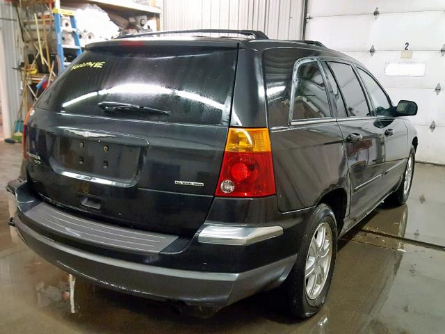 2C8GF68415R450551 - 2005 CHRYSLER PACIFICA T BLACK photo 4