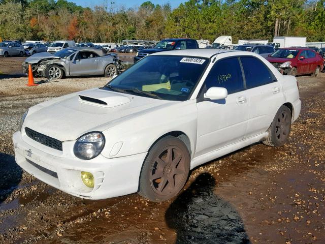 JF1GD29683G506568 - 2003 SUBARU IMPREZA WR WHITE photo 2