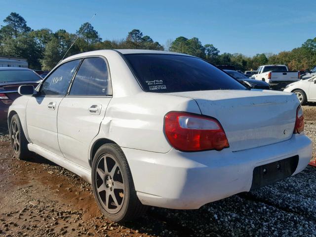 JF1GD29683G506568 - 2003 SUBARU IMPREZA WR WHITE photo 3