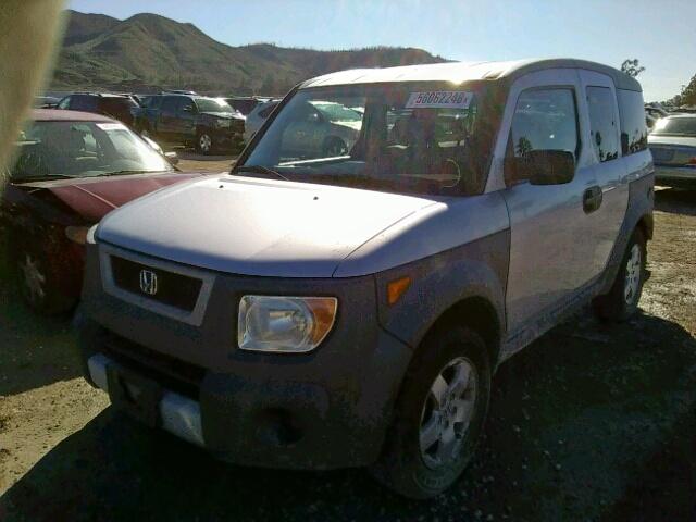 5J6YH28574L004620 - 2004 HONDA ELEMENT EX SILVER photo 2