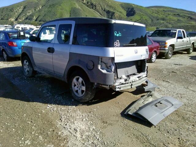 5J6YH28574L004620 - 2004 HONDA ELEMENT EX SILVER photo 3