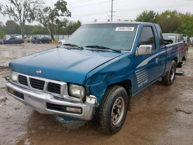 1N6HD16S9SC427987 - 1995 NISSAN TRUCK KING GREEN photo 2