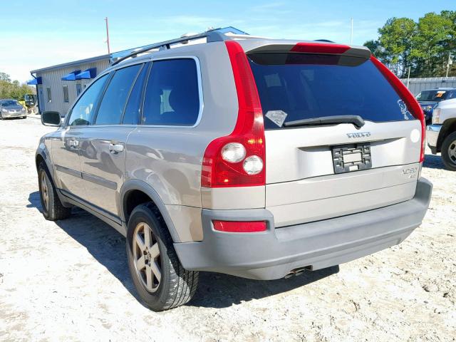 YV1CM59H941034116 - 2004 VOLVO XC90 GOLD photo 3