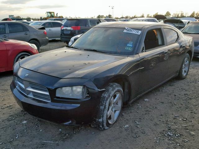 2B3KA33V29H548302 - 2009 DODGE CHARGER SX BLACK photo 2