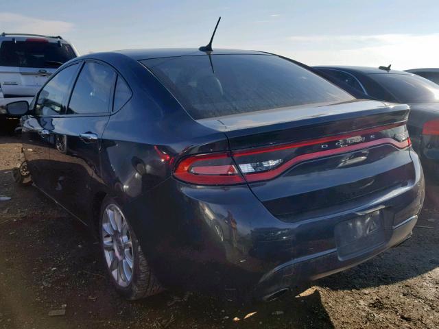 1C3CDFCHXDD294113 - 2013 DODGE DART LIMIT GRAY photo 3