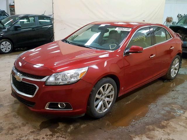 1G11H5SL9EF224625 - 2014 CHEVROLET MALIBU LTZ RED photo 2