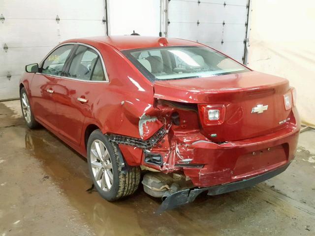 1G11H5SL9EF224625 - 2014 CHEVROLET MALIBU LTZ RED photo 3