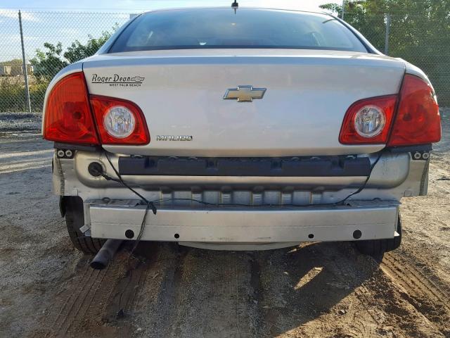 1G1ZB5E13BF211184 - 2011 CHEVROLET MALIBU LS SILVER photo 10