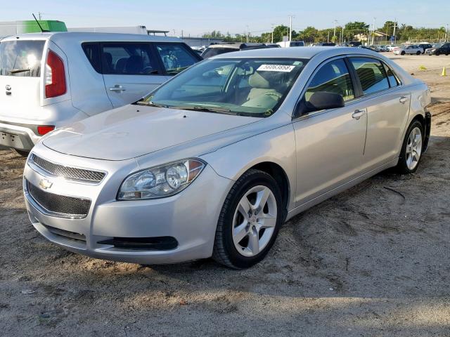 1G1ZB5E13BF211184 - 2011 CHEVROLET MALIBU LS SILVER photo 2
