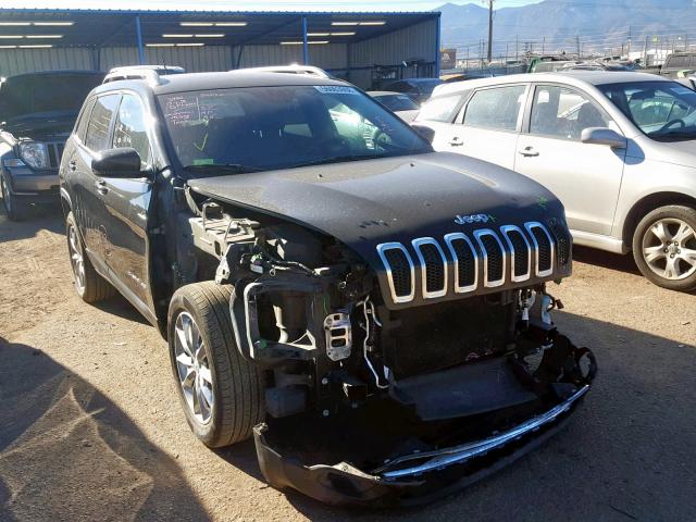 1C4PJMDS3FW718744 - 2015 JEEP CHEROKEE L BLACK photo 1