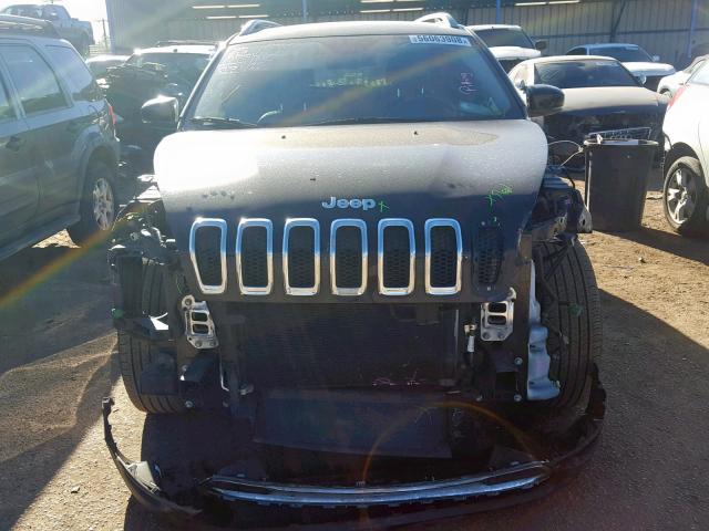 1C4PJMDS3FW718744 - 2015 JEEP CHEROKEE L BLACK photo 9