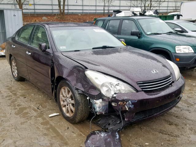 JTHBA30G845014319 - 2004 LEXUS ES 330 BURGUNDY photo 1