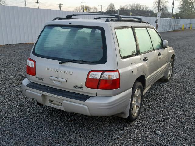 JF1SF65681H711042 - 2001 SUBARU FORESTER S TAN photo 4