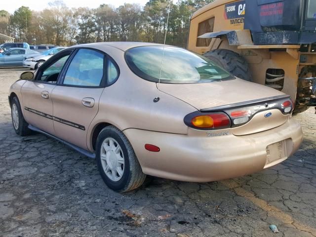 1FALP52U8VG310889 - 1997 FORD TAURUS GL GOLD photo 3