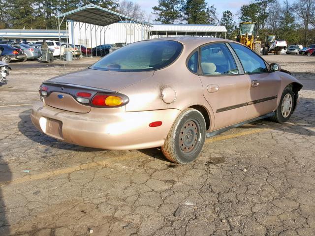 1FALP52U8VG310889 - 1997 FORD TAURUS GL GOLD photo 4