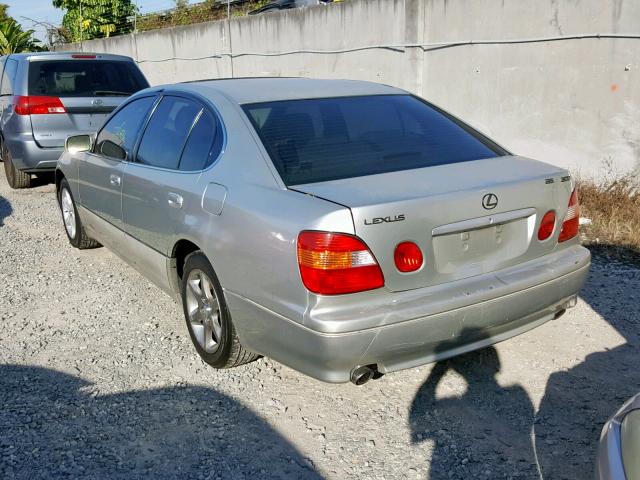 JT8BD68S3Y0115093 - 2000 LEXUS GS 300 SILVER photo 3