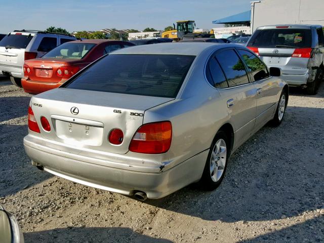 JT8BD68S3Y0115093 - 2000 LEXUS GS 300 SILVER photo 4