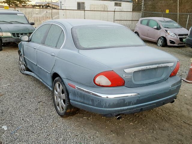 SAJEA51C24WD99543 - 2004 JAGUAR X-TYPE 3.0 BLUE photo 3