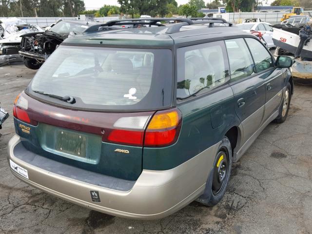 4S3BH686436616511 - 2003 SUBARU LEGACY OUT GREEN photo 4