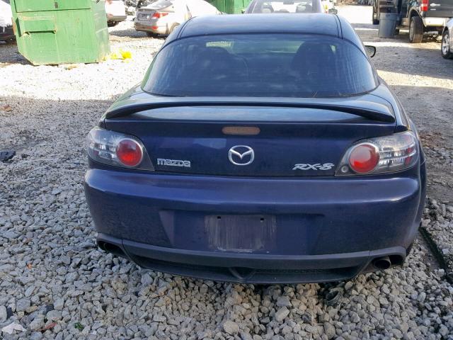 JM1FE173280215635 - 2008 MAZDA RX8 BLUE photo 9