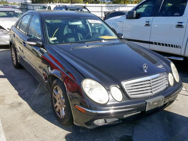 WDBUF65J25A714717 - 2005 MERCEDES-BENZ E 320 BLACK photo 1