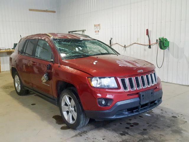 1C4NJCBA4GD600422 - 2016 JEEP COMPASS SP RED photo 1
