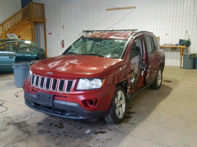 1C4NJCBA4GD600422 - 2016 JEEP COMPASS SP Qırmızı foto 2