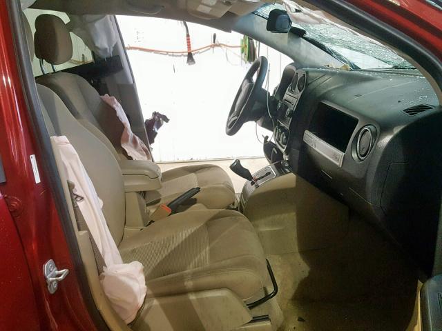 1C4NJCBA4GD600422 - 2016 JEEP COMPASS SP Qırmızı foto 5