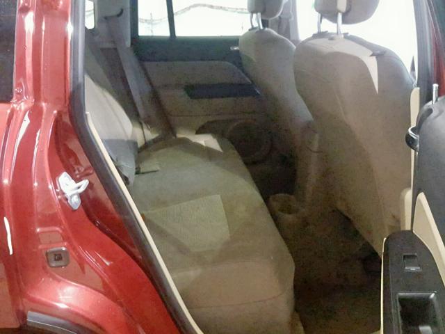 1C4NJCBA4GD600422 - 2016 JEEP COMPASS SP Qırmızı foto 6