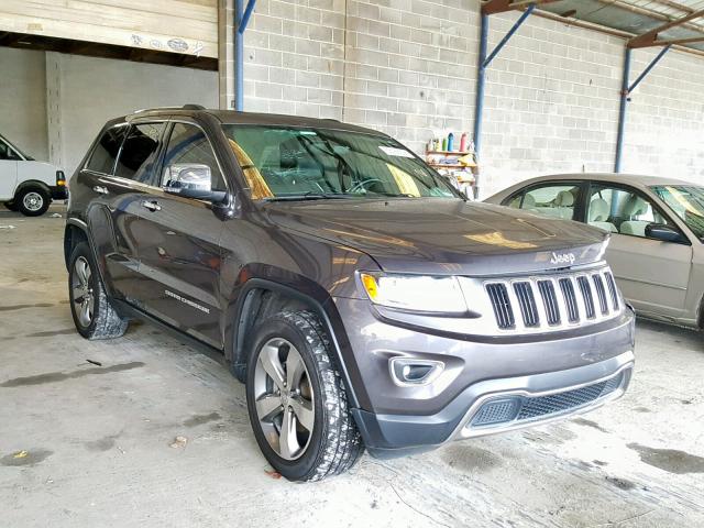 1C4RJEBGXEC157598 - 2014 JEEP GRAND CHER GRAY photo 1