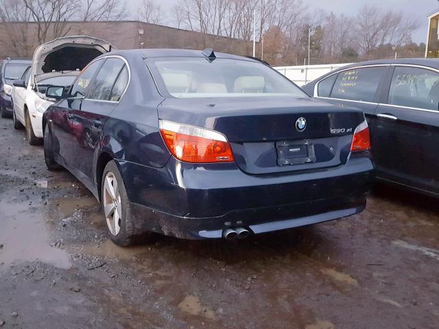 WBANF735X6CG69792 - 2006 BMW 530 XI BLUE photo 3