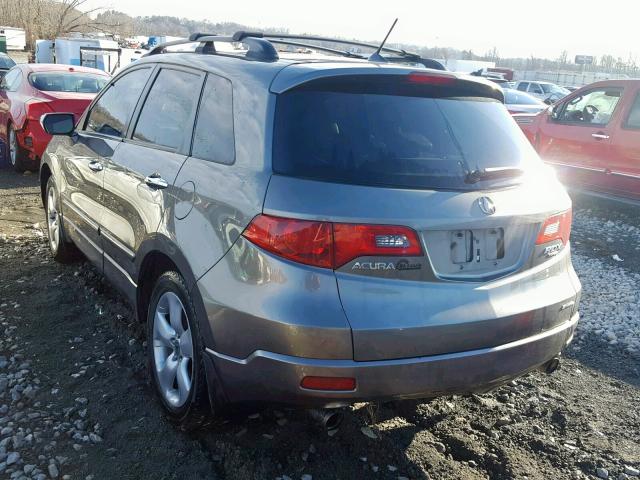 5J8TB18288A010060 - 2008 ACURA RDX GRAY photo 3