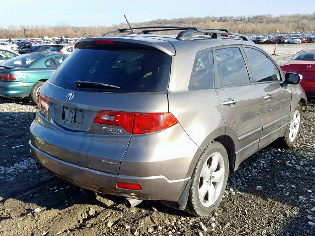 5J8TB18288A010060 - 2008 ACURA RDX GRAY photo 4