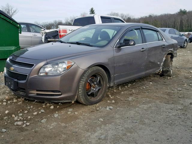 1G1ZC5EB0A4112144 - 2010 CHEVROLET MALIBU 1LT ყავისფერი ფოტო 2