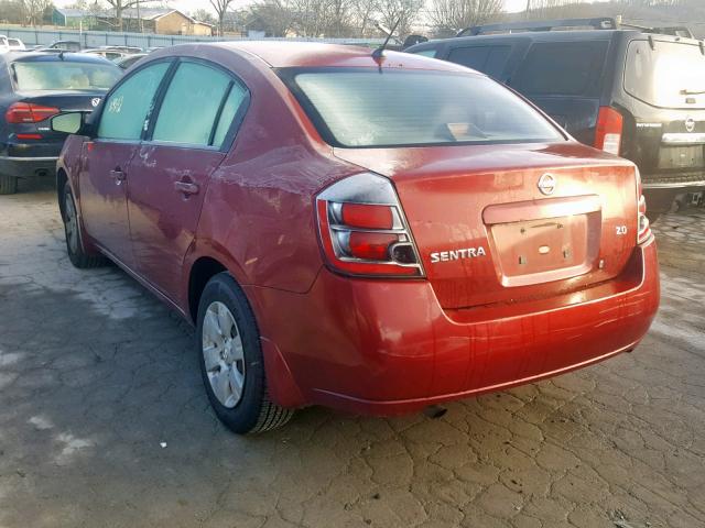 3N1AB61E17L641198 - 2007 NISSAN SENTRA 2.0 RED photo 3