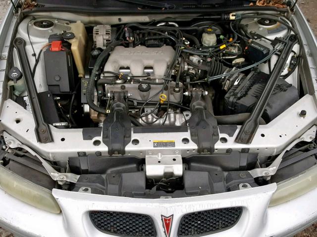 1G2WK52JX2F264063 - 2002 PONTIAC GRAND PRIX GRAY photo 7