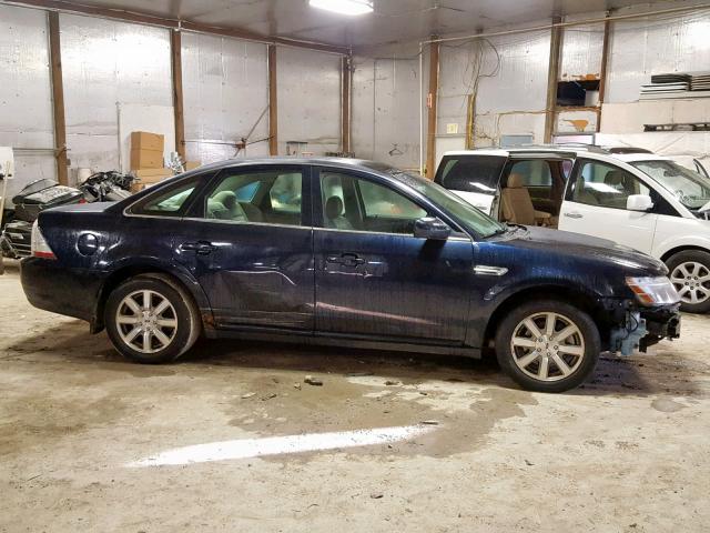 1FAHP24W79G106352 - 2009 FORD TAURUS SEL BLUE photo 9