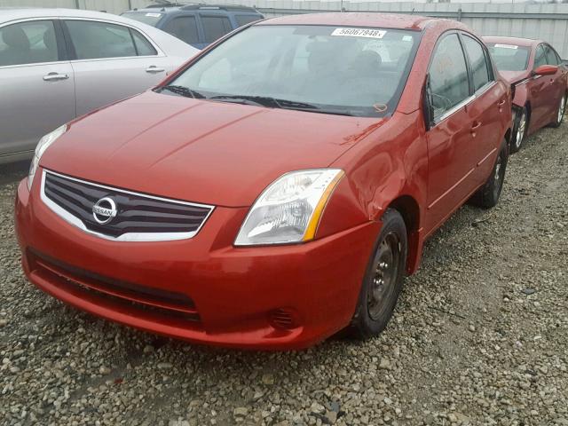 3N1AB6AP4AL620788 - 2010 NISSAN SENTRA 2.0 RED photo 2