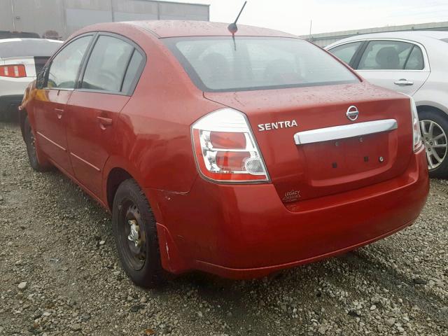 3N1AB6AP4AL620788 - 2010 NISSAN SENTRA 2.0 RED photo 3