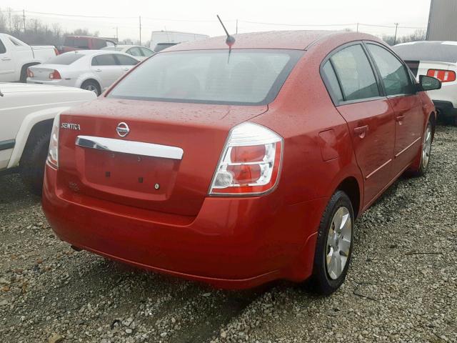 3N1AB6AP4AL620788 - 2010 NISSAN SENTRA 2.0 RED photo 4