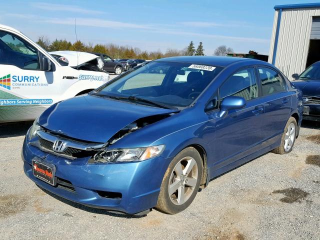 2HGFA1F63AH541941 - 2010 HONDA CIVIC BLUE photo 2